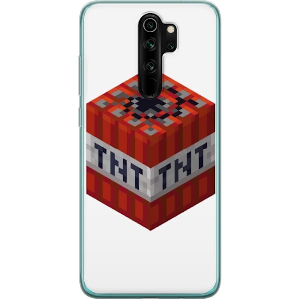 Xiaomi Redmi Note 8 Pro  Läpinäkyvä kuori Minecraft TNT