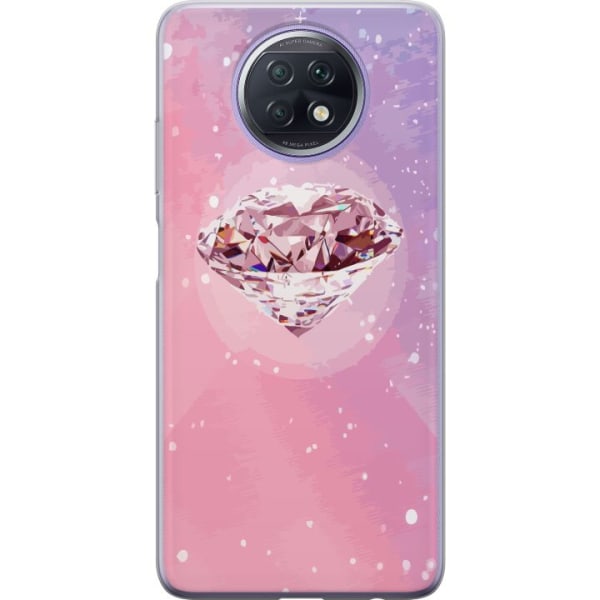 Xiaomi Redmi Note 9T Gennemsigtig cover Glitter Diamant