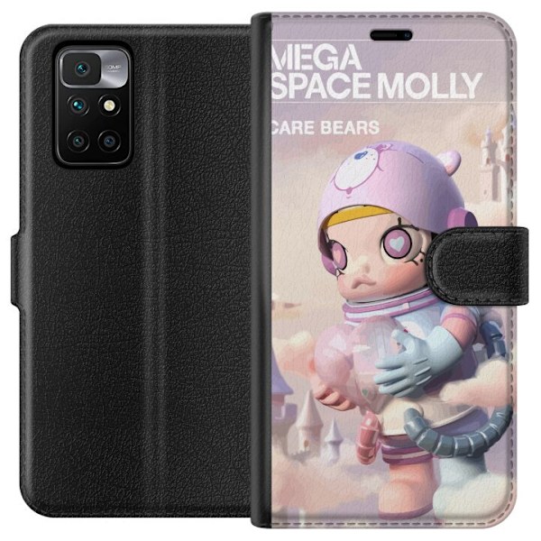 Xiaomi Redmi 10 Lompakkokotelo Mega Space Molly Care Bears Ser