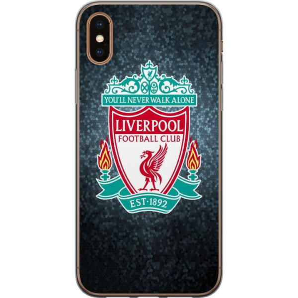 Apple iPhone X Läpinäkyvä kuori Liverpool Football Club