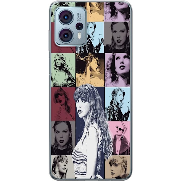 Motorola Moto G23 Gennemsigtig cover Taylor Swift