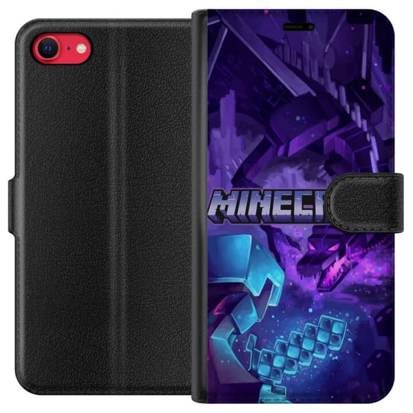 Kompatibel Tegnebogsetui til Apple iPhone 7 Minecraft