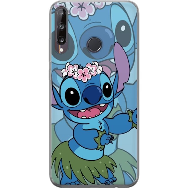 Huawei P40 lite E Genomskinligt Skal Stitch under Stjärnorna – Magisk Anime-stil