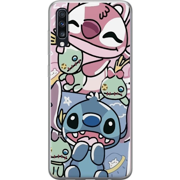 Samsung Galaxy A70 Läpinäkyvä kuori Ommel