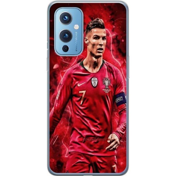 OnePlus 9 Läpinäkyvä kuori Ronaldon Taidot - CR7 Suunnittel