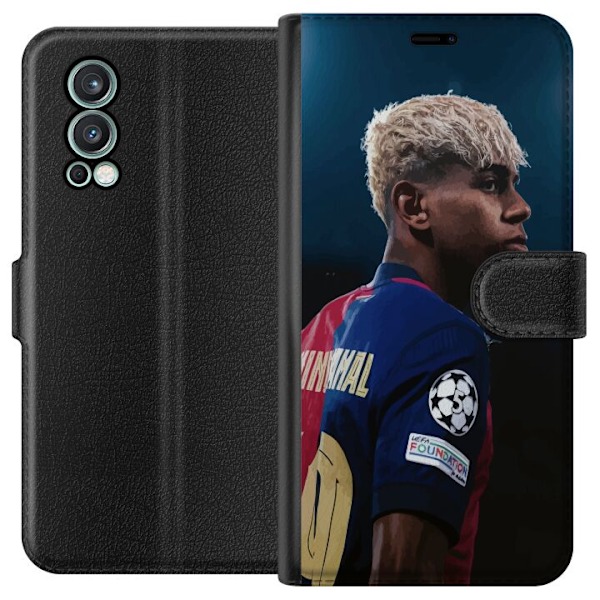 OnePlus Nord 2 5G Tegnebogsetui Lamine Yamal - Barcelonas Wund