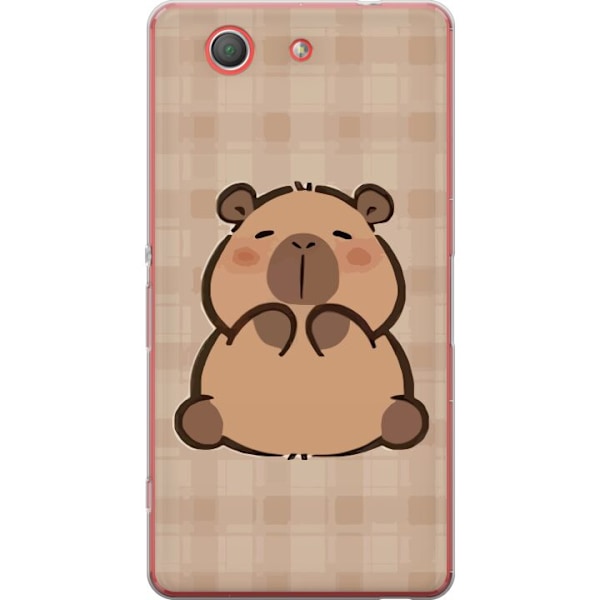 Sony Xperia Z3 Compact Gjennomsiktig deksel Mobilskal kawaii capybara flera figurer japansk stil