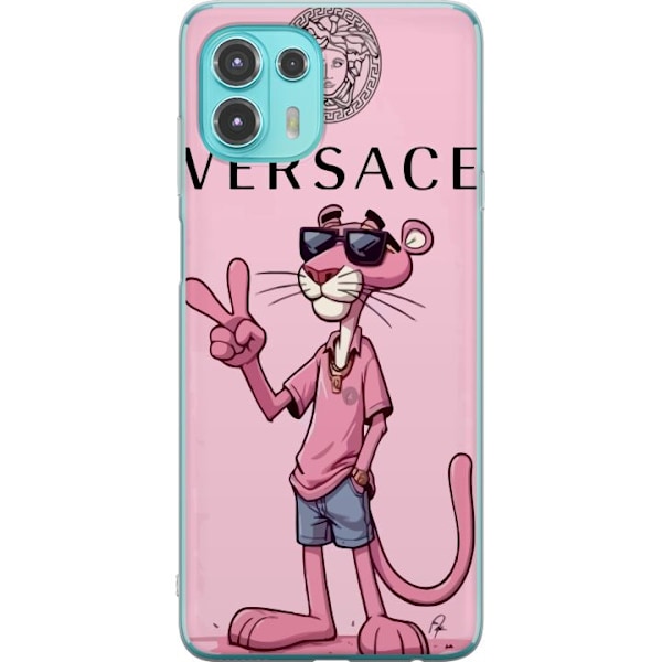Motorola Edge 20 Lite Gjennomsiktig deksel Pink Panter Merke