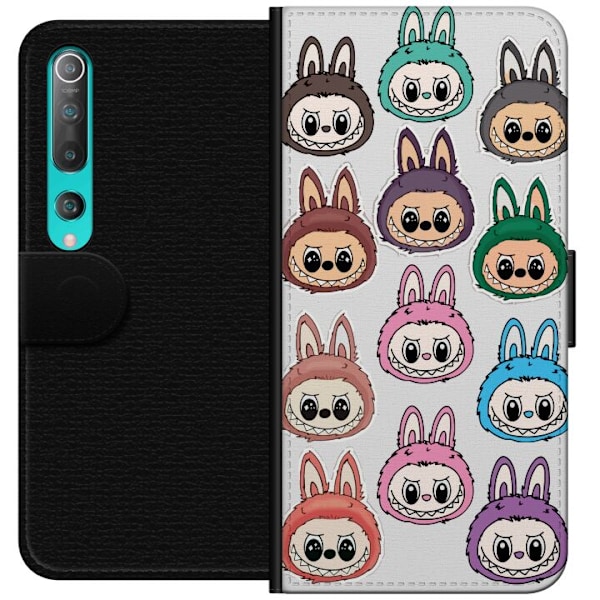 Xiaomi Mi 10 5G Plånboksfodral Labubu Macaron Monster – Sö