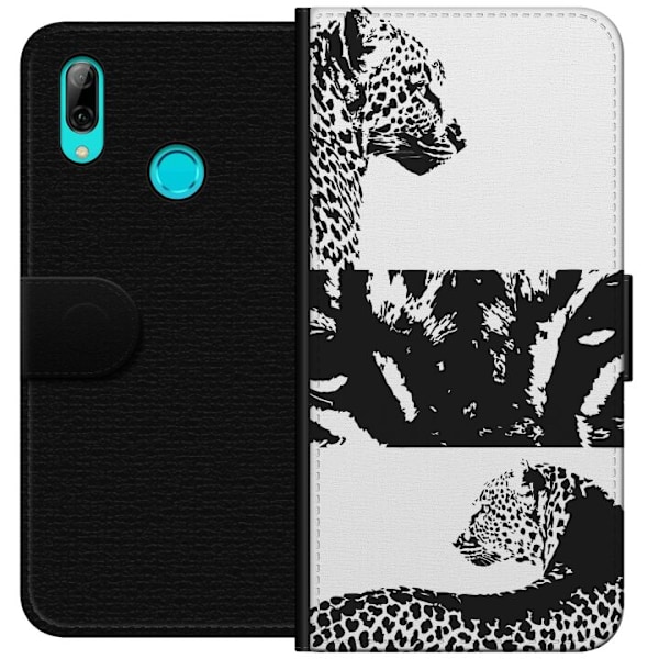 Huawei P smart 2019 Tegnebogsetui Leopard Faces