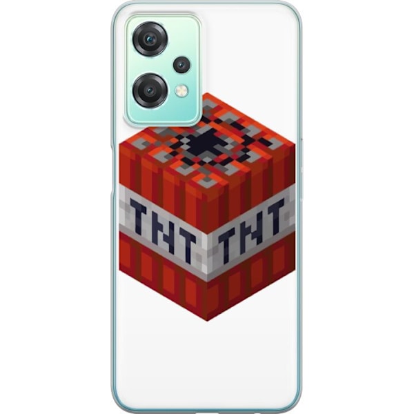 OnePlus Nord CE 2 Lite 5G Läpinäkyvä kuori Minecraft TNT