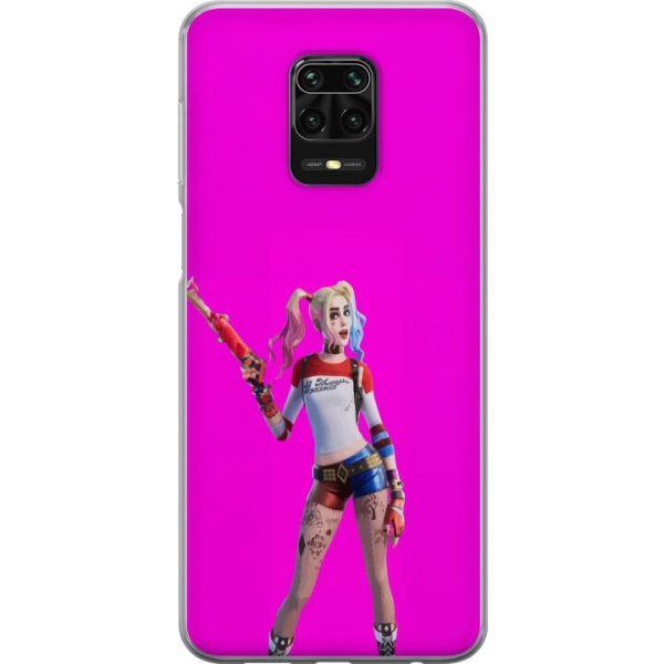 Xiaomi Redmi Note 9S Gennemsigtig cover Fortnite - Harley Quin