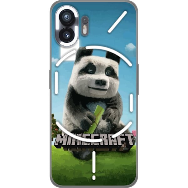 Nothing Phone (2) Läpinäkyvä kuori A Minecraft Movie