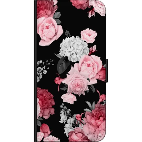 Kompatibel Tegnebogsetui til Samsung Galaxy A20s Floral Blomst