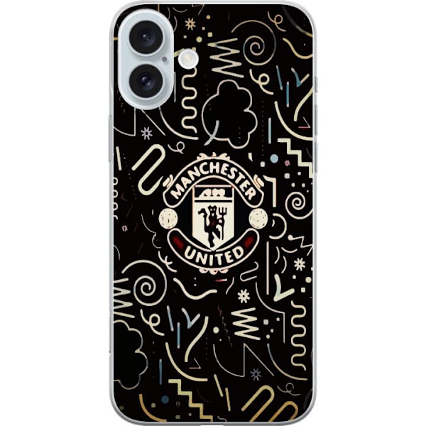 Apple iPhone 16 Plus Läpinäkyvä kuori Manchester United