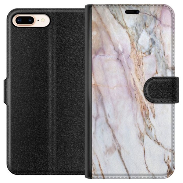 Apple iPhone 7 Plus Lommeboketui marmor