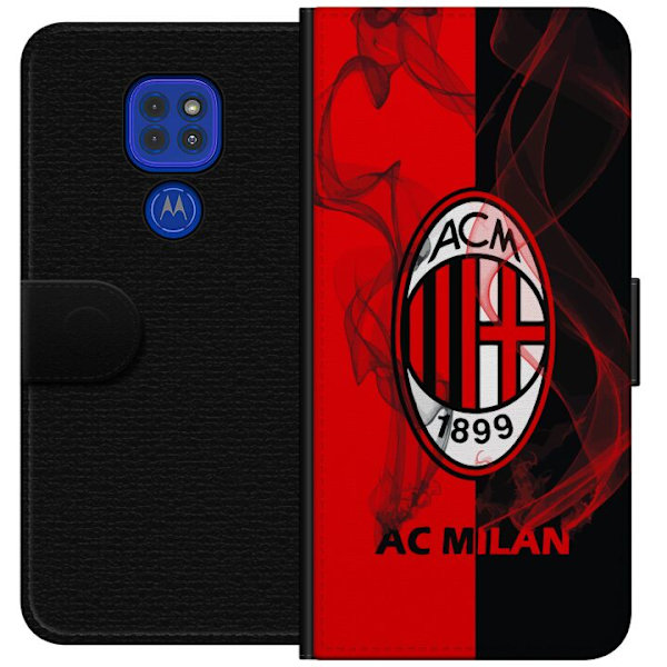Motorola Moto G9 Play Plånboksfodral AC Milan