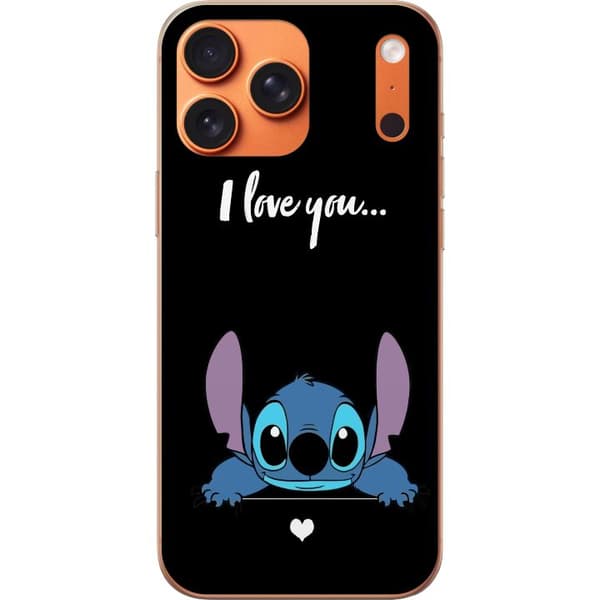 Kompatibelt Mobildeksel til Apple iPhone 17 Pro Max Stitch Jeg Elsker Deg
