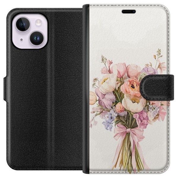 Apple iPhone 15 Plus Plånboksfodral Mobilskal med färgglad b
