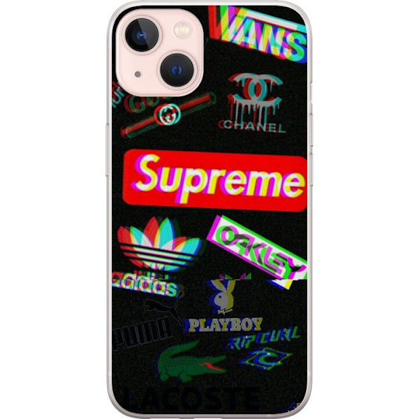 Apple iPhone 13 Läpinäkyvä kuori 3D