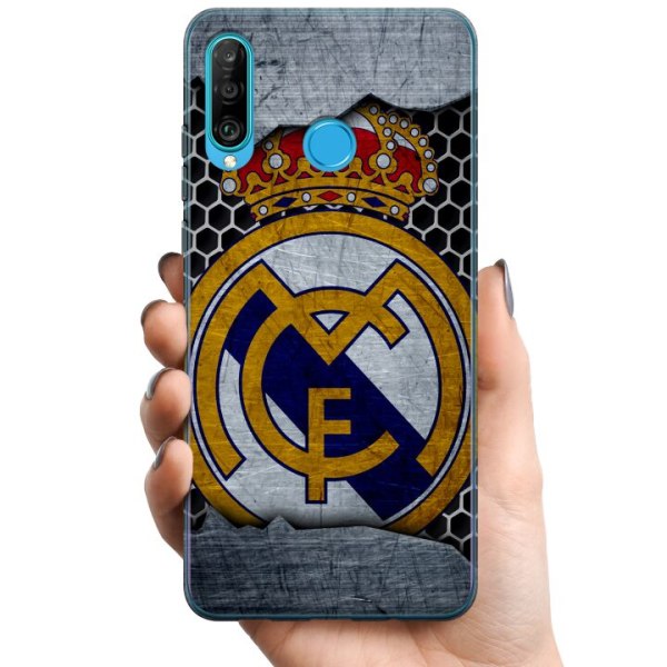 Huawei P30 lite TPU Mobildeksel Real Madrid CF