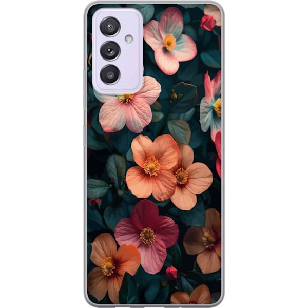 Samsung Galaxy A82 5G Genomskinligt Skal Blommor