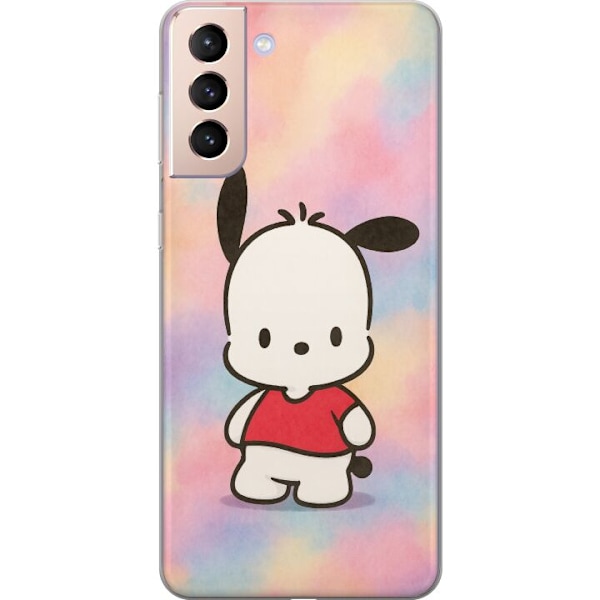 Samsung Galaxy S21 Läpinäkyvä kuori Kawaii Sanrio Pochacco