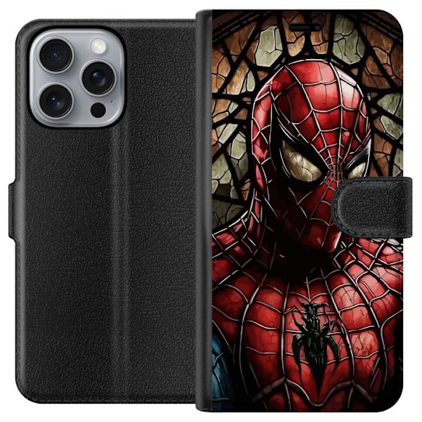 Apple iPhone 16 Pro Max Lompakkokotelo Spidey