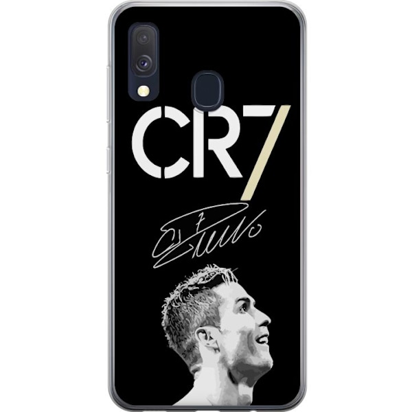Samsung Galaxy A40 Läpinäkyvä kuori CR7 Ronaldo