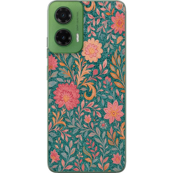 Motorola Moto G35 Gjennomsiktig deksel Floral Dream