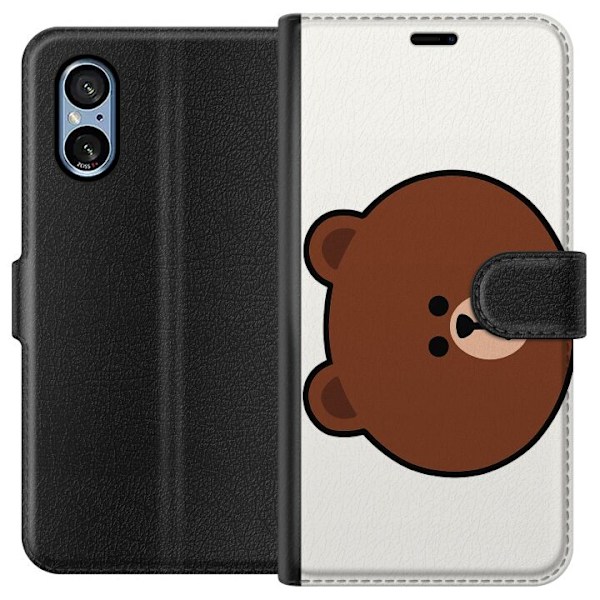 Sony Xperia 10 VI Tegnebogsetui line friends brown