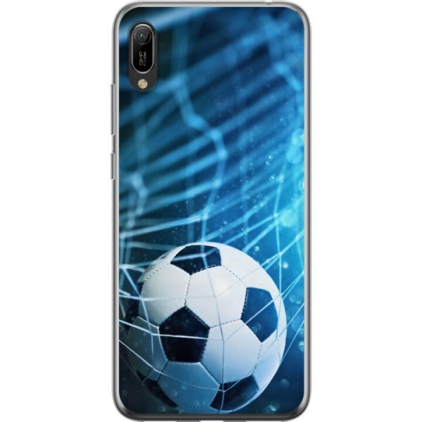 Huawei Y6 Pro (2019) Gennemsigtig cover Fodbold