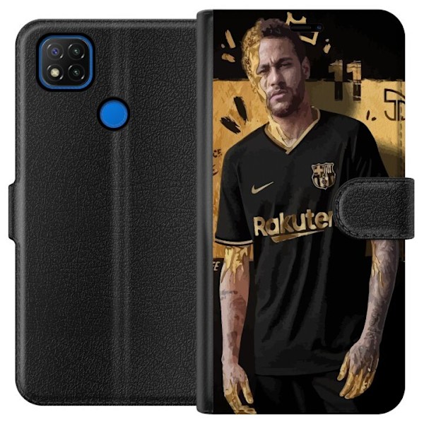 Xiaomi Redmi 9C Tegnebogsetui Neymar