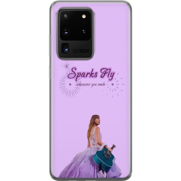 Samsung Galaxy S20 Ultra Läpinäkyvä kuori Taylor Swift - Sp