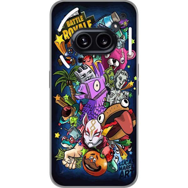 Nothing Phone (2a) Gennemsigtig cover Fortnite