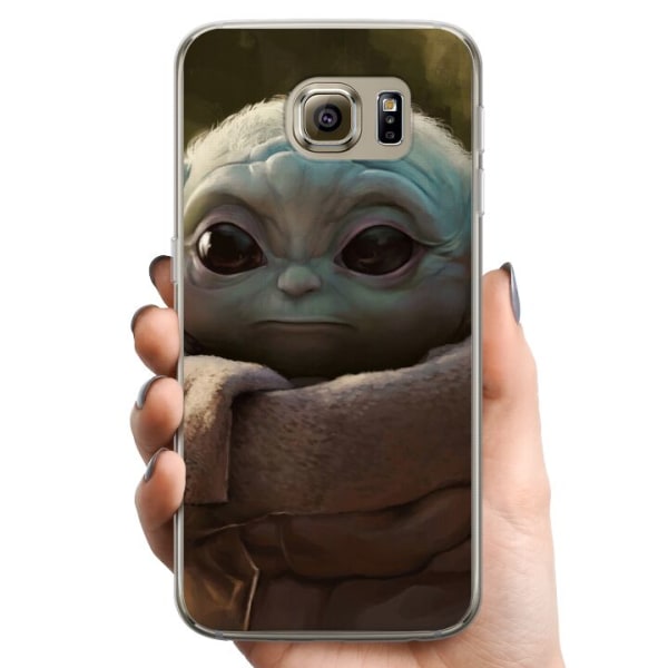 Samsung Galaxy S6 TPU Matkapuhelimen kuori Baby Yoda