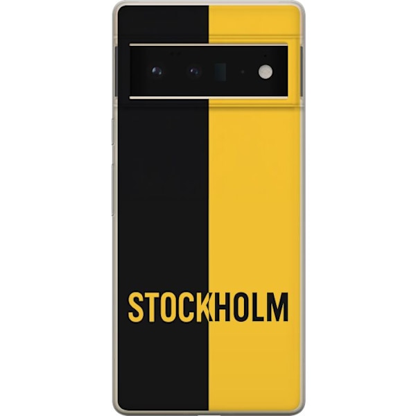 Google Pixel 6 Pro Gjennomsiktig deksel Stockholm – fotball