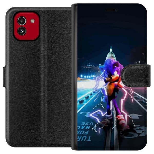 Kompatibel Tegnebogsetui til Samsung Galaxy A03 Sonic the Hedgehog