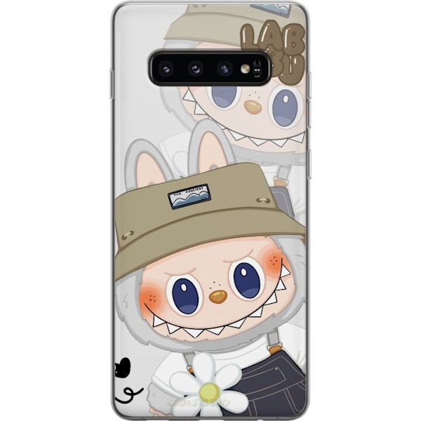Samsung Galaxy S10 Läpinäkyvä kuori Labubu Minimal Mood - Y