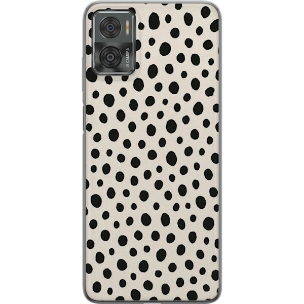 Motorola Moto E22i Gjennomsiktig deksel Dot Dance