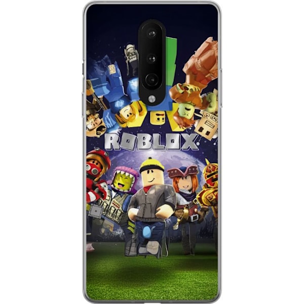 OnePlus 8 Läpinäkyvä kuori Roblox Maailma - Pelaamisseikkailu Lapsille ja Nuorille