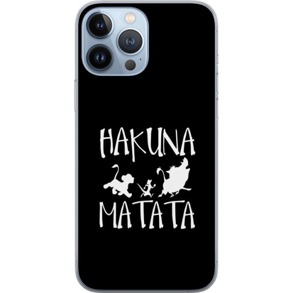 Apple iPhone 13 Pro Max Deksel / Mobildeksel - Hakuna Matata
