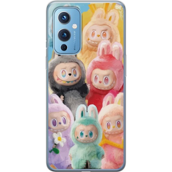 OnePlus 9 Genomskinligt Skal Labubu Sketch Style – Handritat monster i tusch