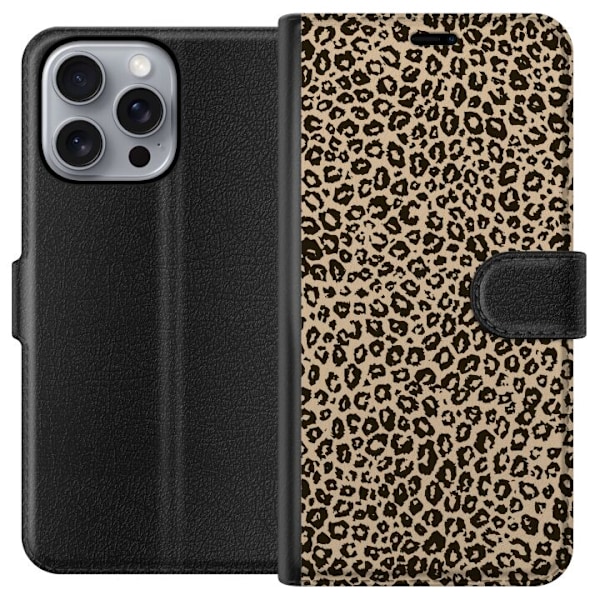 Apple iPhone 16 Pro Max Lommeboketui Leopardskisse