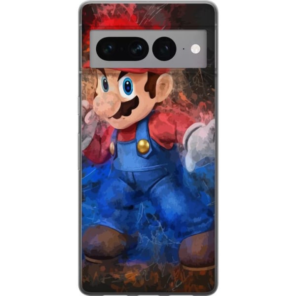 Google Pixel 7 Pro Gjennomsiktig deksel Super Mario Bros