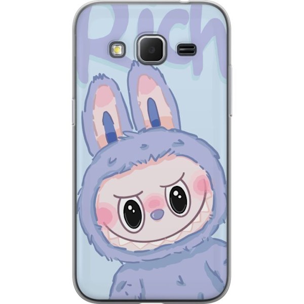 Samsung Galaxy Core Prime Genomskinligt Skal Blue Bunny Labubu