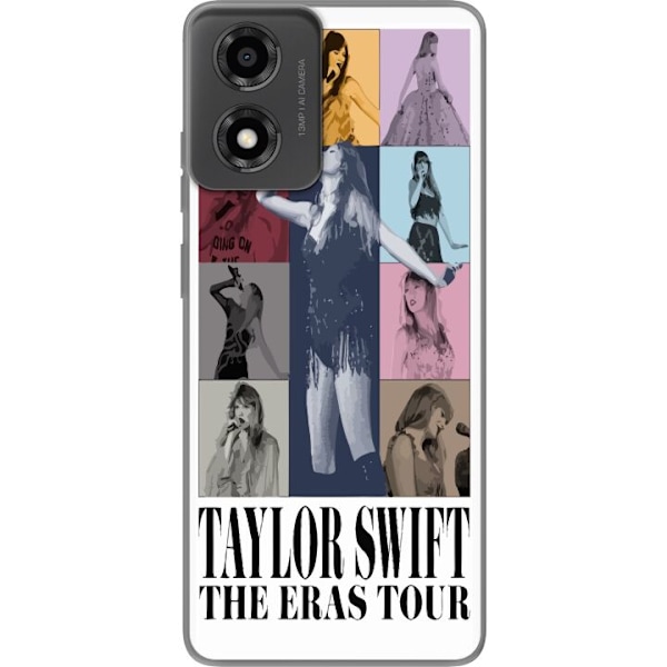 Motorola Moto E14 Genomskinligt Skal Taylor Swift