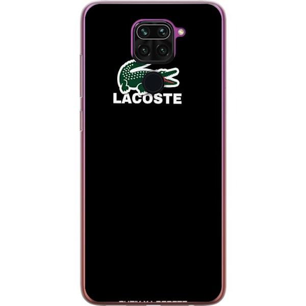 Xiaomi Redmi Note 9 Läpinäkyvä kuori Lacoste