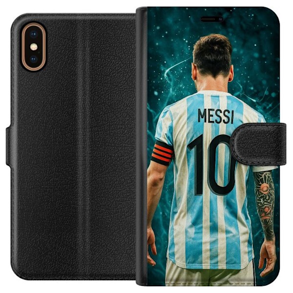 Apple iPhone X Lommeboketui Messi
