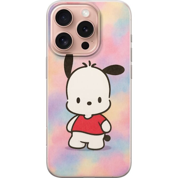 Apple iPhone 16 Pro Gennemsigtig cover Kawaii Sanrio Pochacco